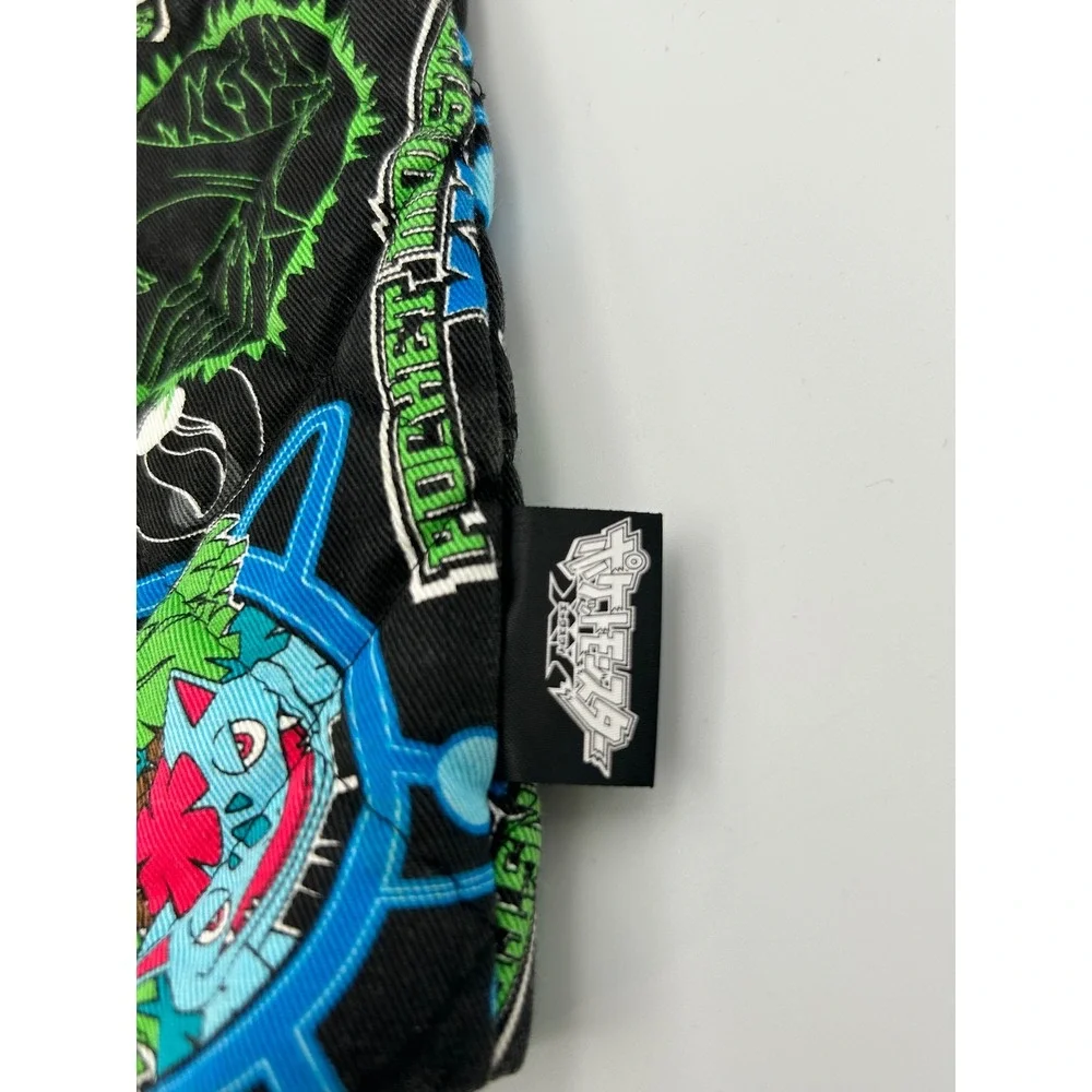 Pokemon Pocket Monsters XY Quilted Bag Mega Charizard Venusaur Blastoise Black